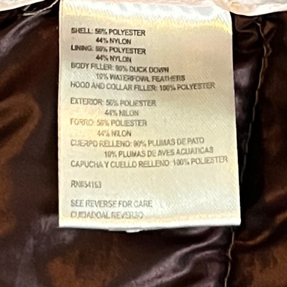 Andrew Marc Women's Champaign Color Hooded Zip Puffer Coat Size M - Picture 9 of 10